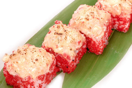 Запеченный спайси с креветкой