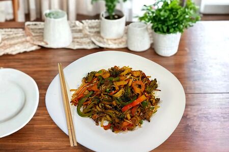 Удон с морепродуктами