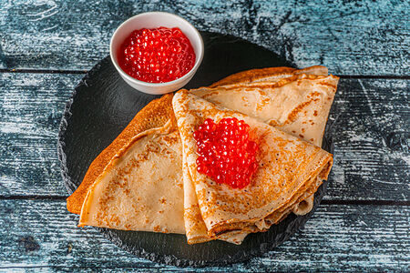 Блины с икрой