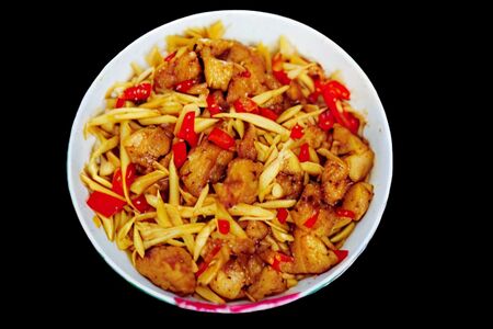 Вок с курицей