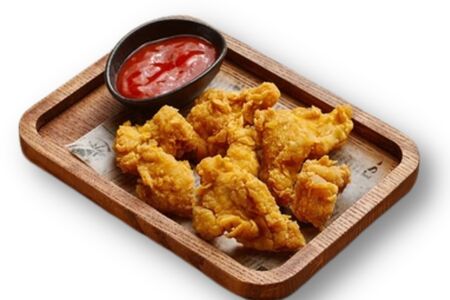 Куриные стрипсы с соусом свит чили