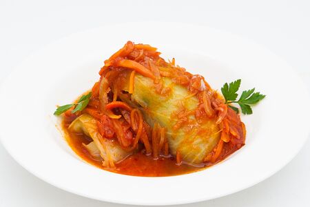 Замороженные голубцы с мясом и рисом