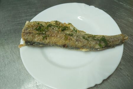 Рыба жареная минтай