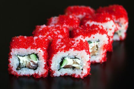 Калифорния с лососем гриль