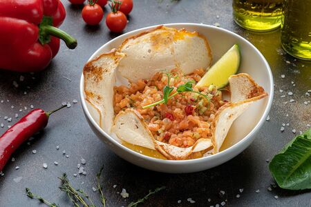 Тартар из лосося