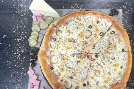 Майами с ветчиной и огурчиком