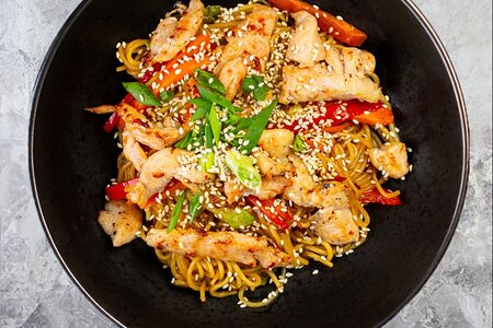 Лапша с курицей