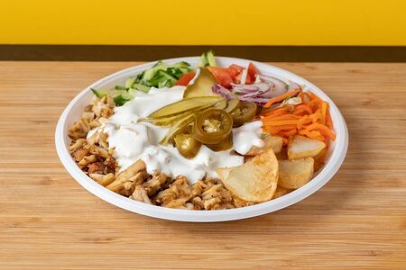 Шаверма на тарелке Стандарт