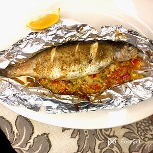 Запеченная форель