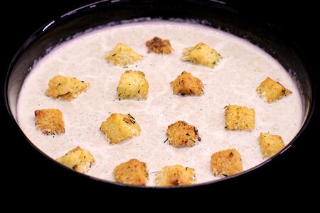 Крем-суп с грибами