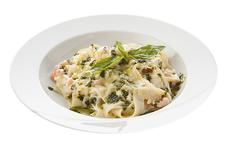 Тальятелле с креветками