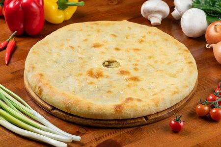 Осетинский пирог с картошкой и грибами