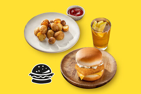 Комбо обед с Фишбургером