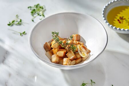 Жареные белые грибы