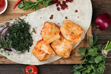 Шашлык из филе цыпленка