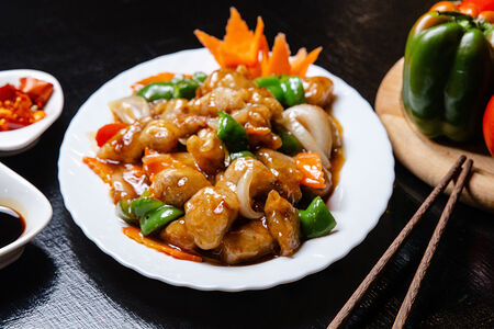 Свинина со сладким перцем