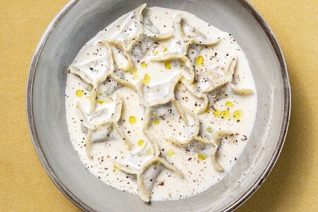 Равиоли с шампиньонами