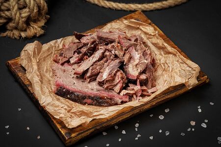 Шашлык из рваной говядины