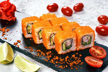 Ролл Калифорния с креветкой