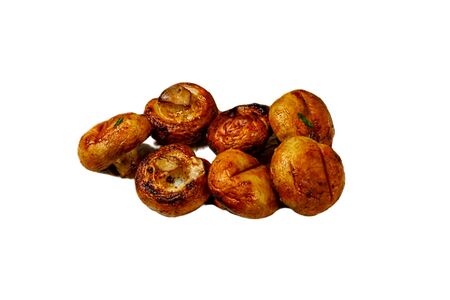 Шампиньоны на мангале