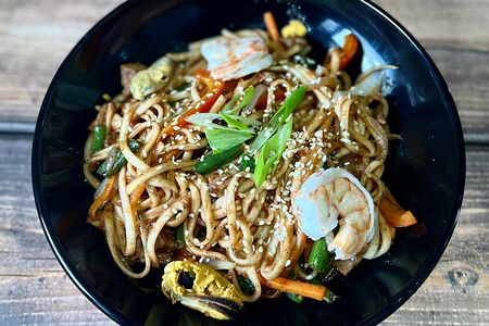 Рамен с морепродуктами