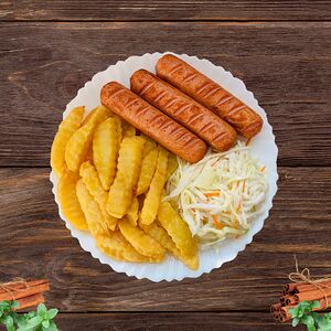 Сосиски с гарниром