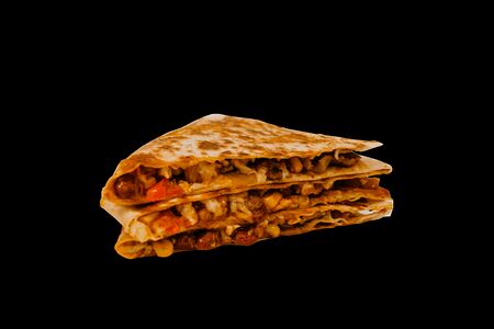 Кесадилья с говядиной