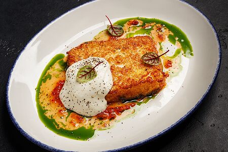 Жареный сыр Халлуми