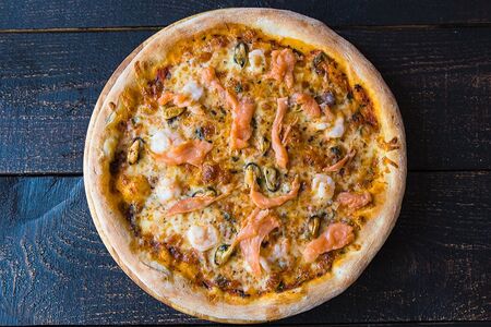 Пицца с морепродуктами