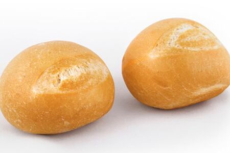 Булочка белая