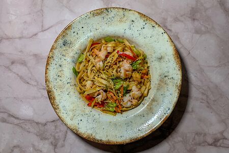 Удон с креветкой