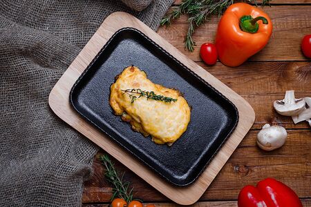 Горбуша с овощами