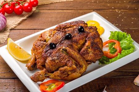 Курица на мангале