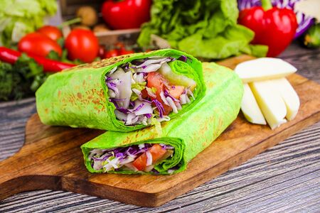 Шаурма Веган с моцареллой