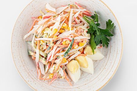 Салат Крабовый с кукурузой