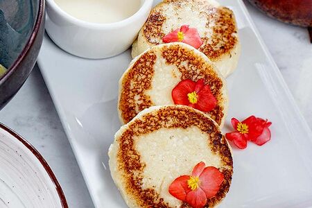 Рикоттники со сгущенным молоком