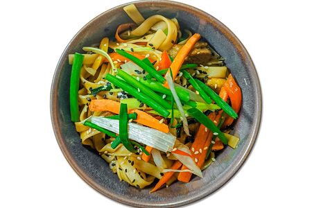 Удон с говядиной терияки