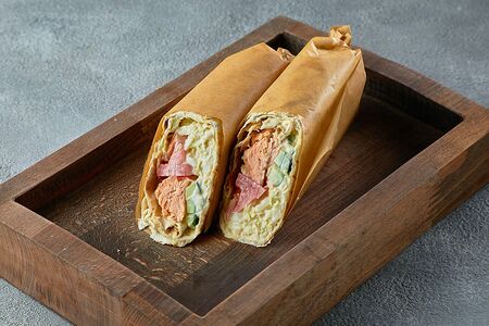 Шаверма с лососем