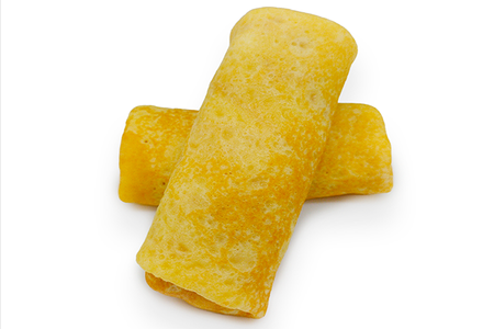 Блинчики с клюквенным соусом