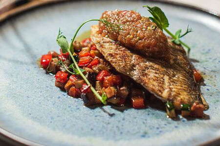 Дорадо на гриле