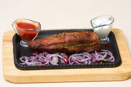 Шашлык из cвинoй вырезки