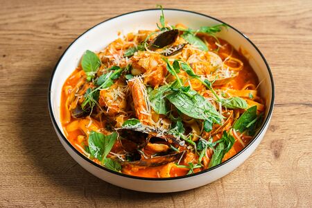 Паста Фрутти Ди Маре с морепродуктами