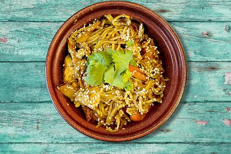 Удон с цыпленком