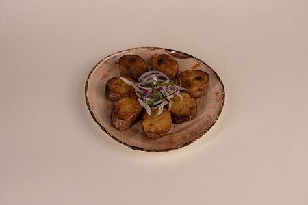 Картофель на мангале