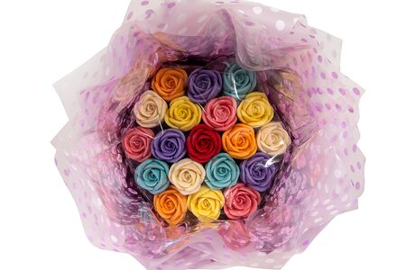 Шоколадные розы (разноцветные)