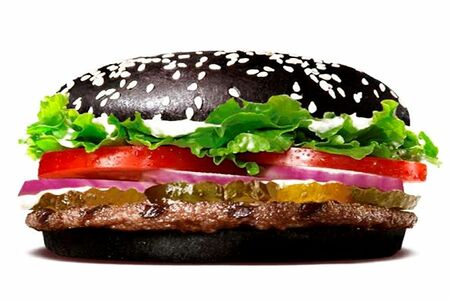 Блэк бургер с дымком