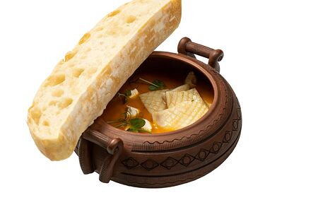 Суп Ираклион с кальмаром