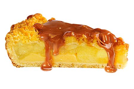 Карамельно-яблочный торт