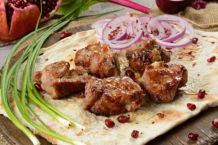 Шашлык из cвинoй шейки