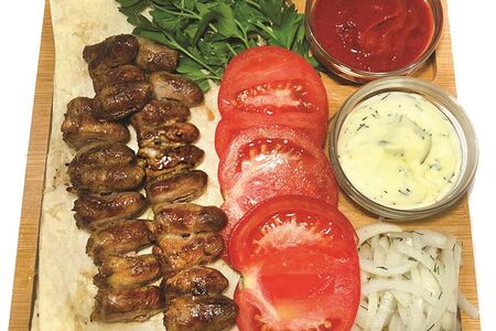 Куриные сердечки